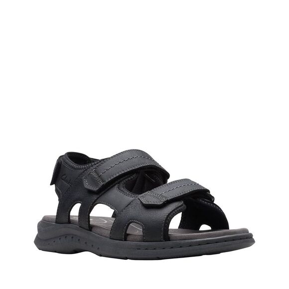 Clarks Mens Walkford Walk Black Shoes (NWT) - Picture 2 of 6